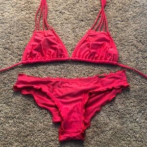 Pink bikini